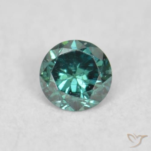 0.02ct Natürlicher Grün Diamant, Runden, VS