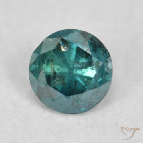 0.08ct Natürlicher Grün Diamant, Runden, SI