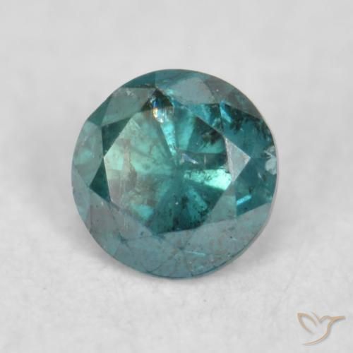 9,17 ctw natürlicher Grün Diamant, Runden, SI