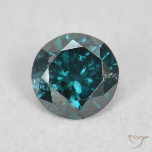 0.06ct Natürlicher Blau Diamant, Runden, SI