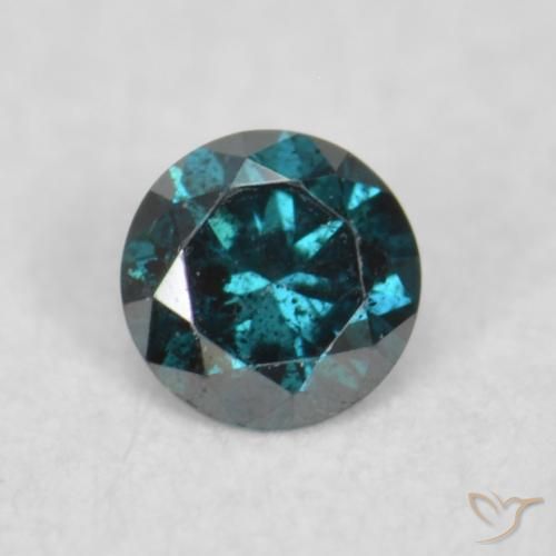 0.05ct Natürlicher Blau Diamant, Runden, VS