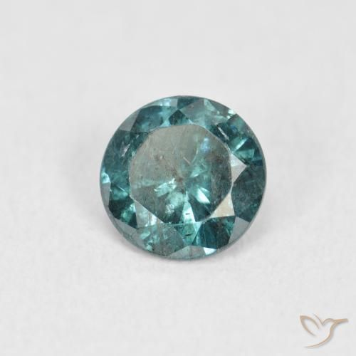 9,17 ctw natürlicher Blau Diamant, Runden, SI