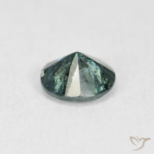 9,17 ctw natürlicher Blau Diamant, Runden, SI