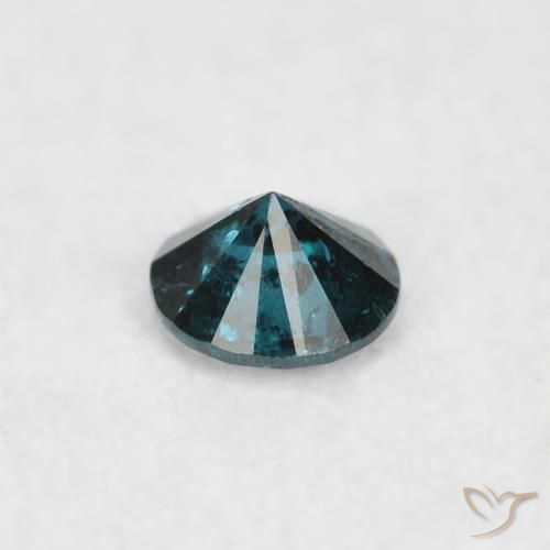 9,17 ctw natürlicher Blau Diamant, Runden, SI
