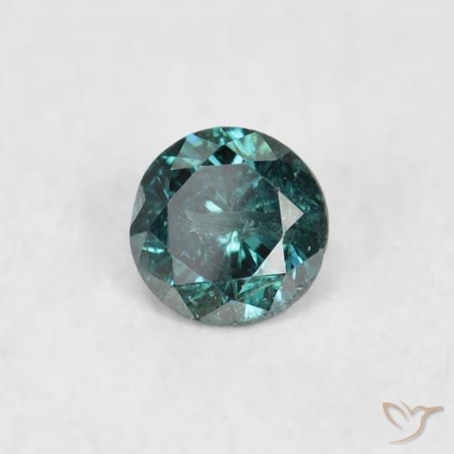 9,17 ctw natürlicher Grün Diamant, Runden, SI