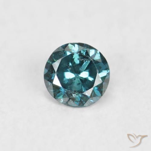 0.06ct Natürlicher Blau Diamant, Runden, VS