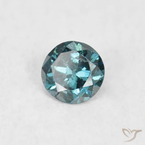 9,17 ctw natürlicher Blau Diamant, Runden, VS