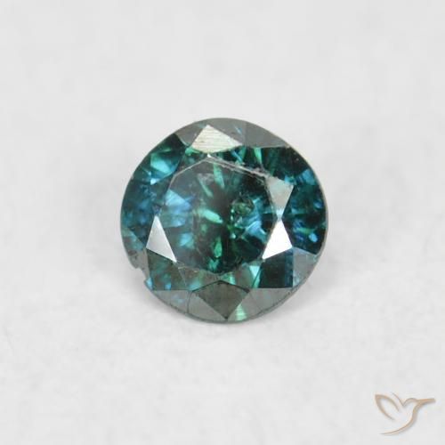 9,17 ctw natürlicher Grün Diamant, Runden, SI