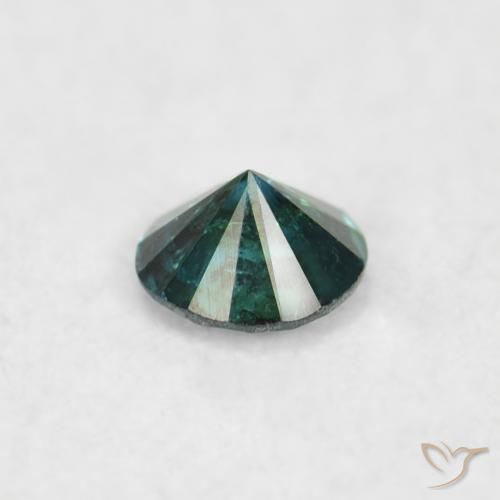 9,17 ctw natürlicher Grün Diamant, Runden, SI