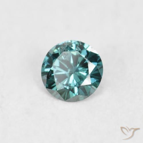 9,17 ctw natürlicher Grün Diamant, Runden, VS