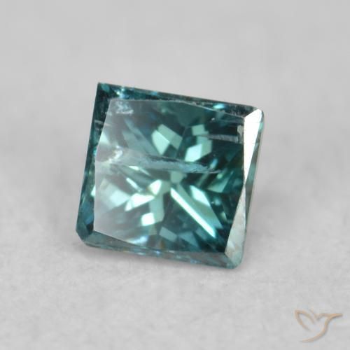9,17 ctw natürlicher Blau Diamant, Quadrat, VS