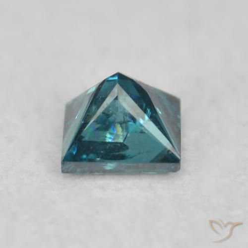 9,17 ctw natürlicher Blau Diamant, Quadrat, VS