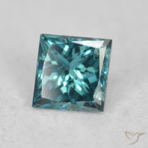 9,17 ctw natürlicher Blau Diamant, Quadrat, VS