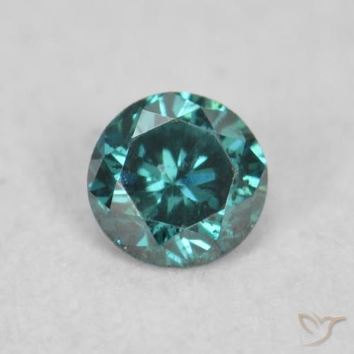 0.07ct Natürlicher Grün Diamant, Runden, VS