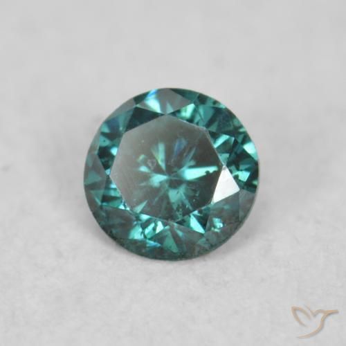 9,17 ctw natürlicher Grün Diamant, Runden, VS