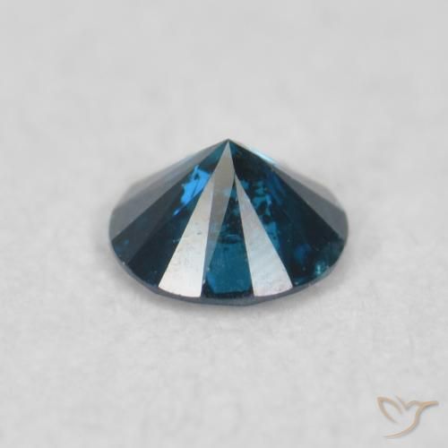 9,17 ctw natürlicher Blau Diamant, Runden, VS