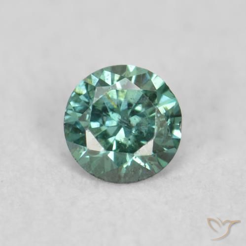 0.05ct Natürlicher Grün Diamant, Runden, VS