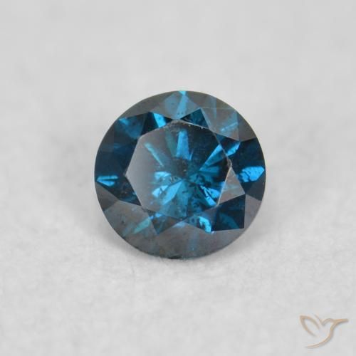 9,17 ctw natürlicher Blau Diamant, Runden, VS
