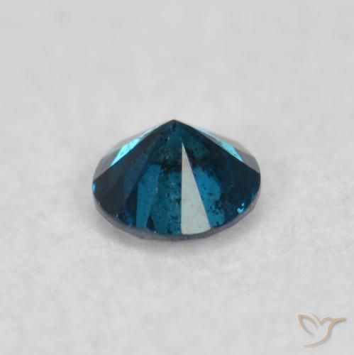 9,17 ctw natürlicher Blau Diamant, Runden, VS