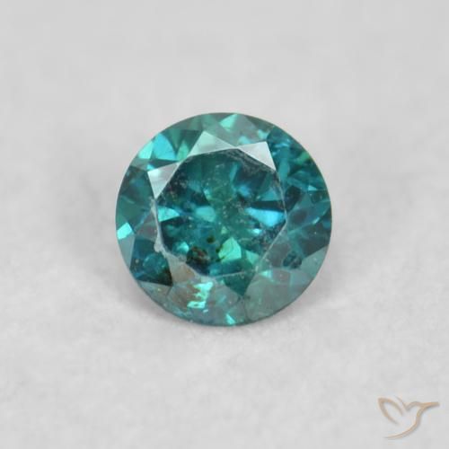 0.04ct Natürlicher Blau Diamant, Runden, VS