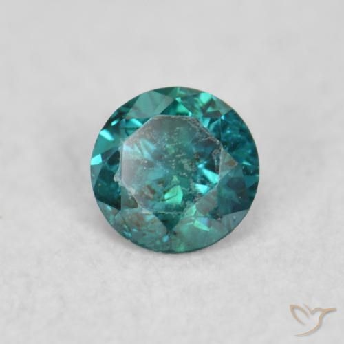 9,17 ctw natürlicher Blau Diamant, Runden, VS