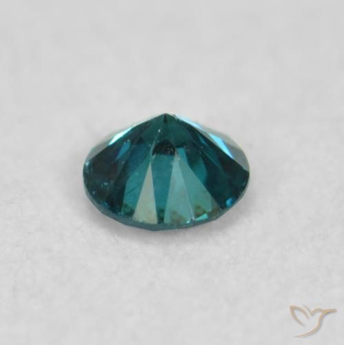 9,17 ctw natürlicher Blau Diamant, Runden, VS