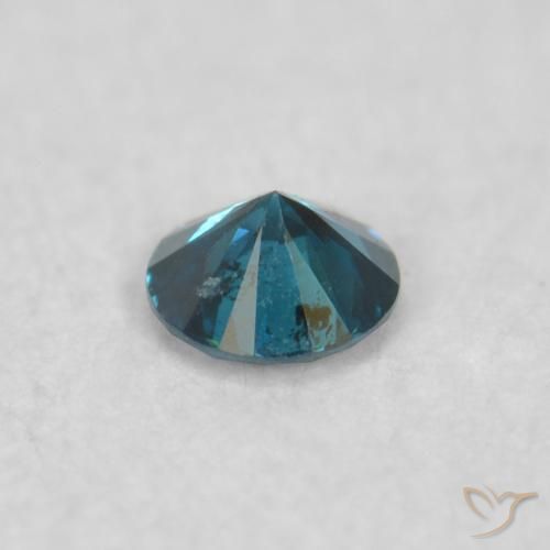 9,17 ctw natürlicher Blau Diamant, Runden, VS