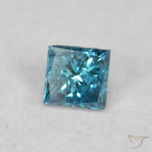 9,17 ctw natürlicher Blau Diamant, Quadrat, VS