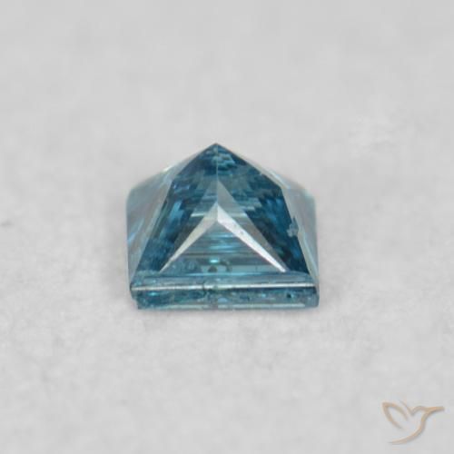 9,17 ctw natürlicher Blau Diamant, Quadrat, VS