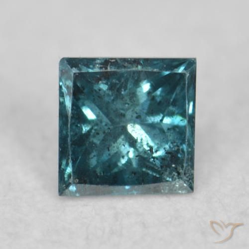 0.08ct Natürlicher Blau Diamant, Quadrat, VS