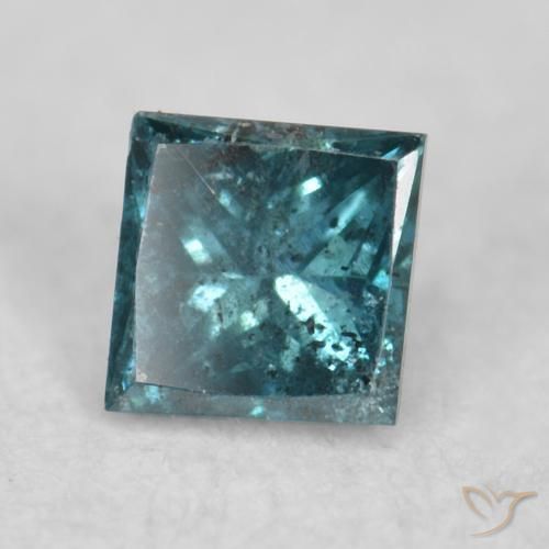 9,17 ctw natürlicher Blau Diamant, Quadrat, VS