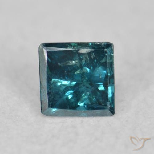 0.04ct Natürlicher Blau Diamant, Quadrat, VS