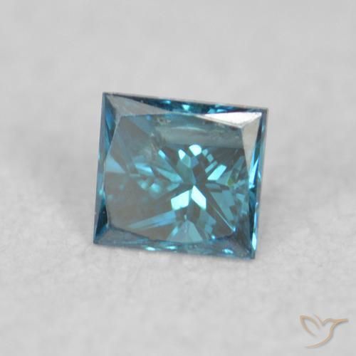 9,17 ctw natürlicher Blau Diamant, Quadrat, VS