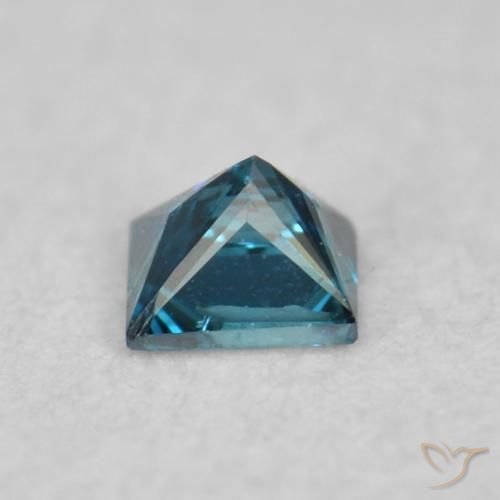 9,17 ctw natürlicher Blau Diamant, Quadrat, VS