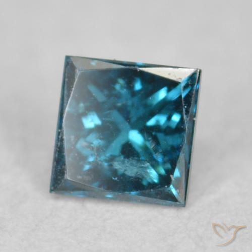 9,17 ctw natürlicher Blau Diamant, Quadrat, VS