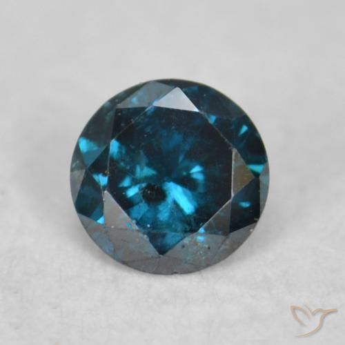 0.06ct Natürlicher Blau Diamant, Runden, VS