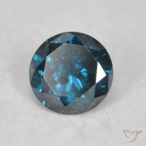 9,17 ctw natürlicher Blau Diamant, Runden, VS