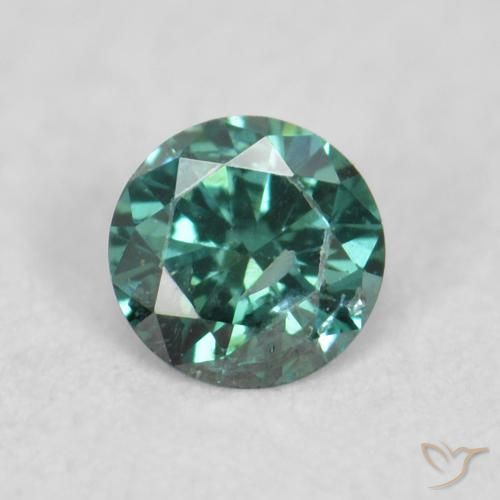 0.05ct Natürlicher Grün Diamant, Runden, VS