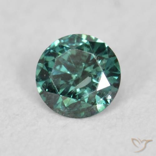 9,17 ctw natürlicher Grün Diamant, Runden, VS