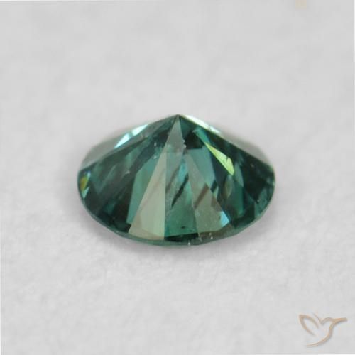 9,17 ctw natürlicher Grün Diamant, Runden, VS