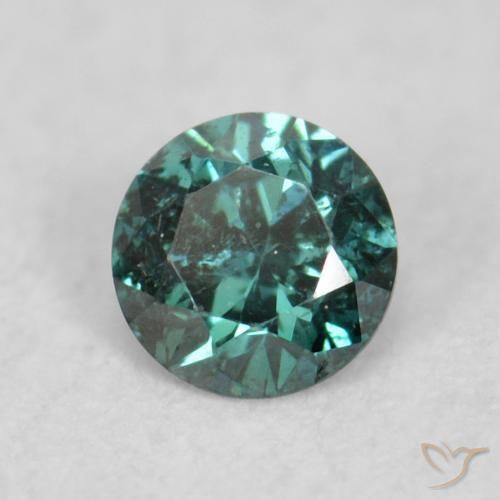 9,17 ctw natürlicher Grün Diamant, Runden, VS