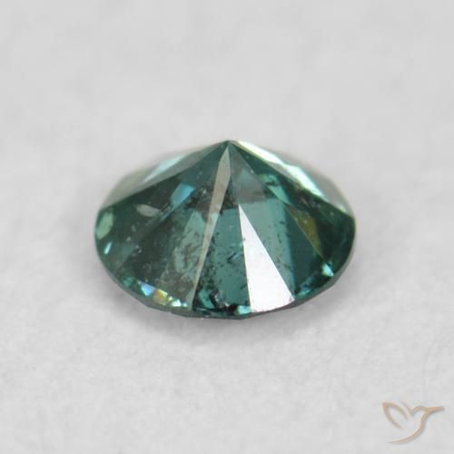 9,17 ctw natürlicher Grün Diamant, Runden, VS
