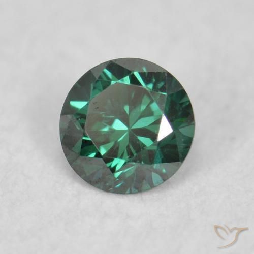 9,17 ctw natürlicher Grün Diamant, Runden, VS