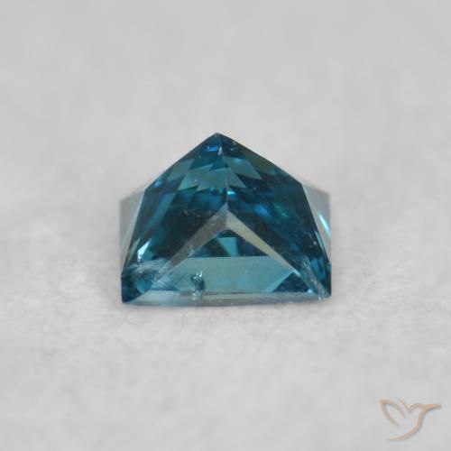 9,17 ctw natürlicher Blau Diamant, Quadrat, VS-SI