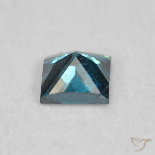 9,17 ctw natürlicher Blau Diamant, Quadrat, VS-SI