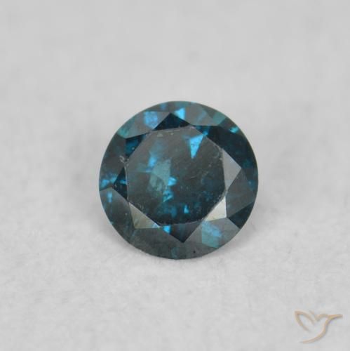 9,17 ctw natürlicher Blau Diamant, Runden, VS-SI