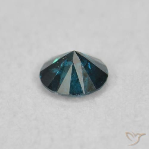 9,17 ctw natürlicher Blau Diamant, Runden, VS-SI