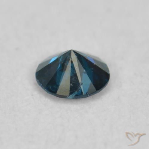 9,17 ctw natürlicher Blau Diamant, Runden, VS-SI
