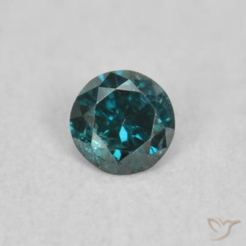 0.03ct Natürlicher Blau Diamant, Runden, VS-SI