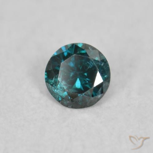 9,17 ctw natürlicher Blau Diamant, Runden, VS-SI